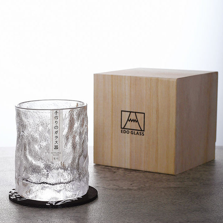 Japanske Edo Kiriko Glacier Whisky Glasser | Luvikno