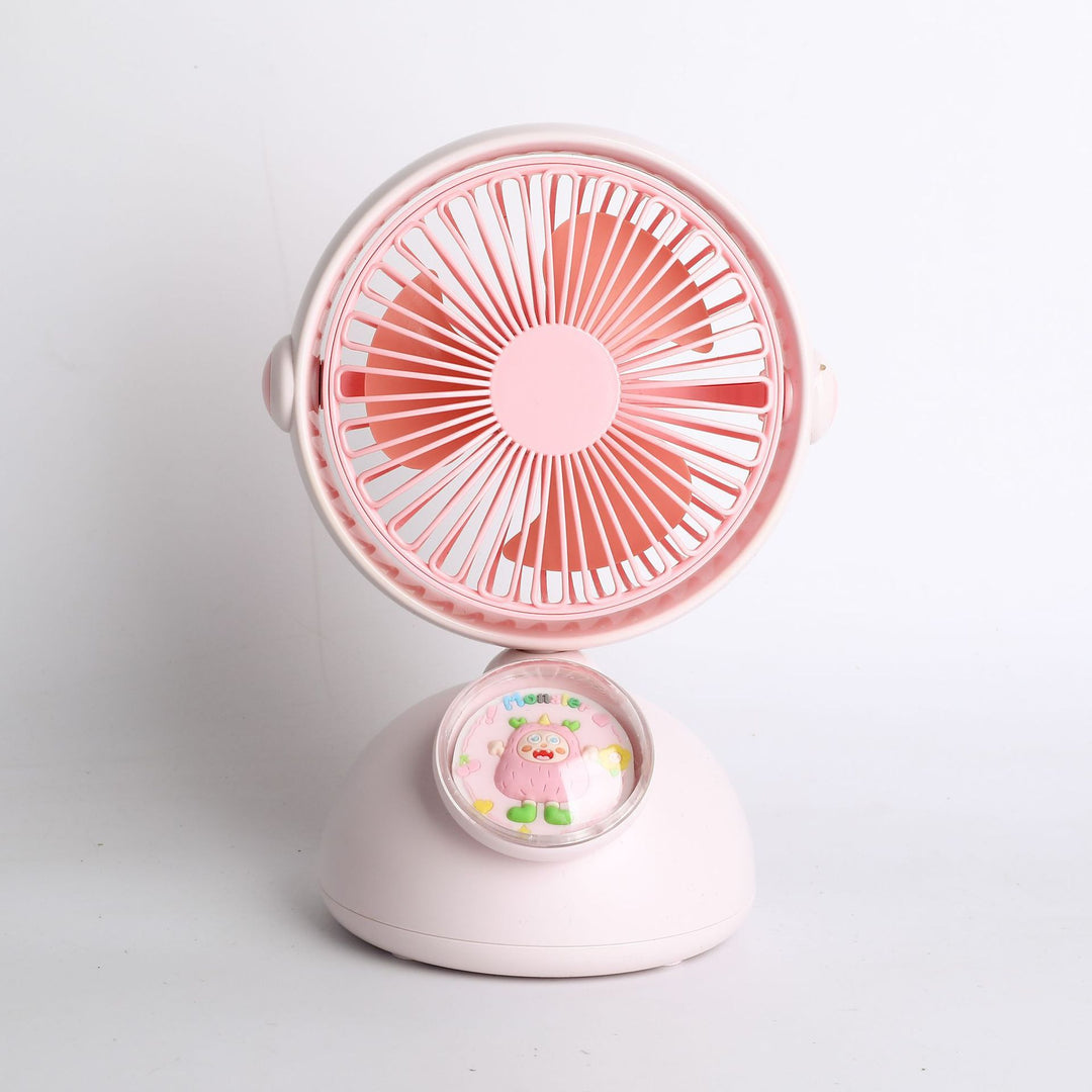 Unisex Bærbar Mini-Ventilator med kreativt design og Spilleur-funksjon Luvikno