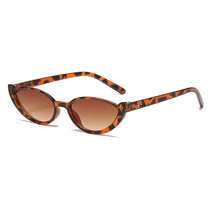 Dame elegant solbrille i stilfull kattøye-design Luvikno