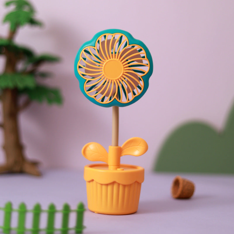 Damer Dekorativ Mini-Vifte med Blomsterdesign Luvikno