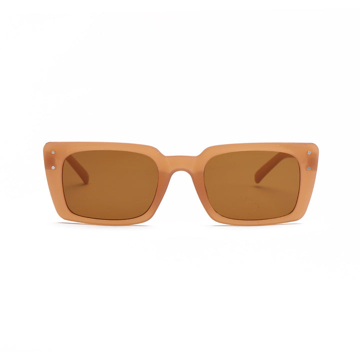 Dame kvadratisk solbrille med dyremønster Luvikno