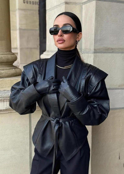 Luvik | Nauhakuosi Keinonahka Blazer