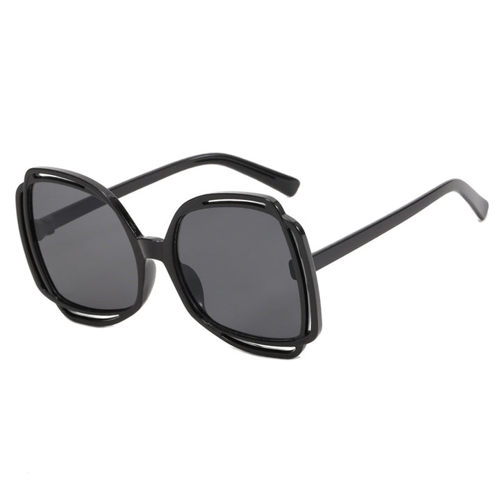Dame oversized solbriller i moderen retro-design Luvikno