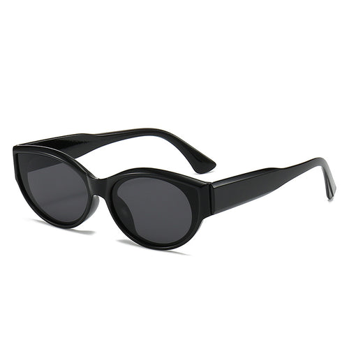 Dame Cat-Eye Solbriller med klart og moderne design Luvikno