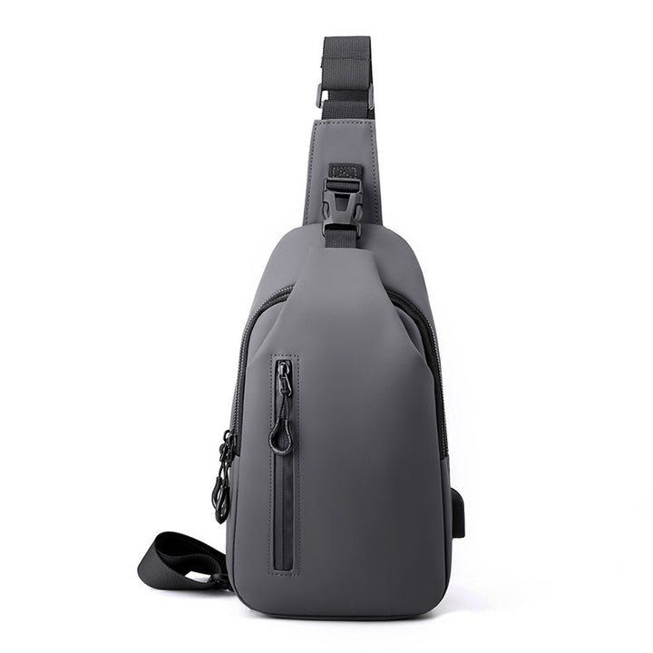 Unisex Sling Backpack med allsidige rom og justerbart bæresystem Luvikno