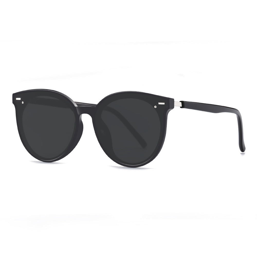 Dame Moda firkantet solbrille med robust ramme og UV-beskyttelse Luvikno