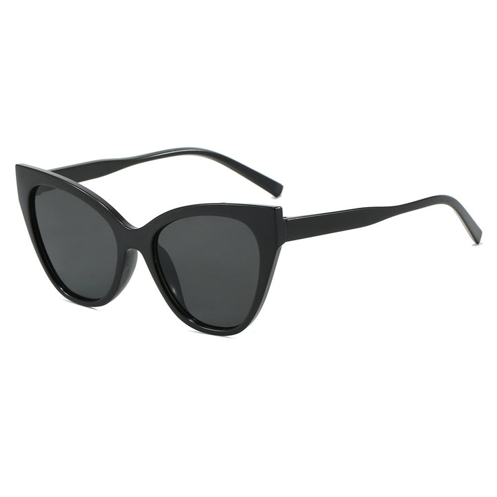 Dame Cat-Eye solbriller med UV-beskyttelse og moderne ramme Luvikno