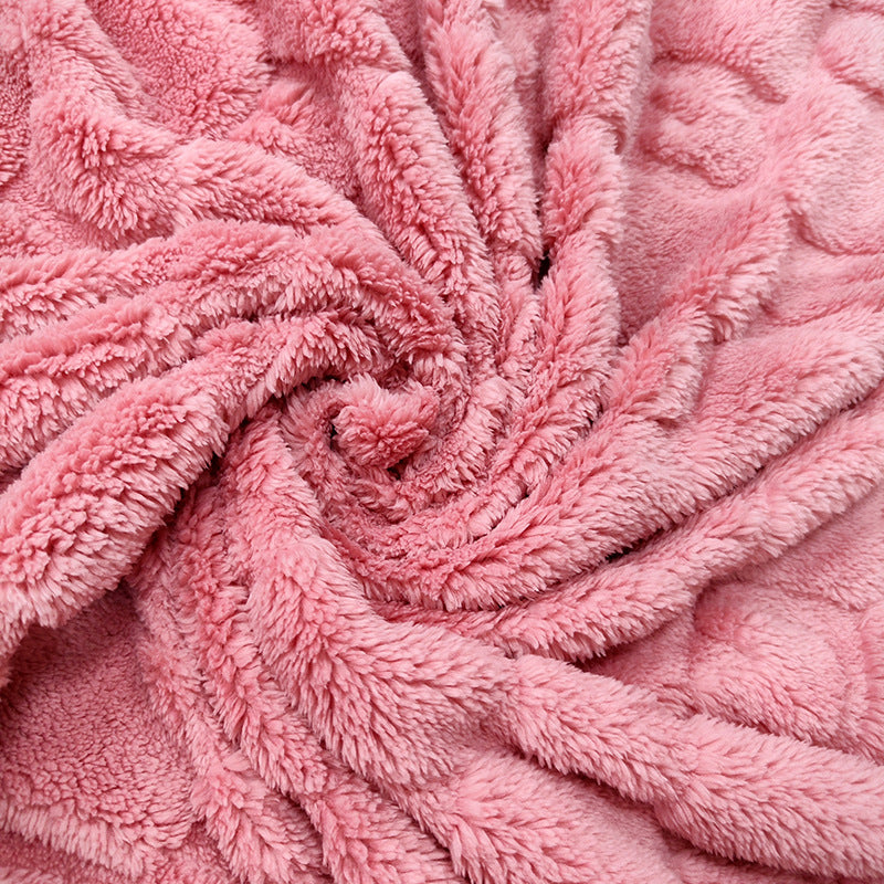 Damer Koselig Mikrofiber Hurtigskiftepledd i moderne rutemønster Luvikno