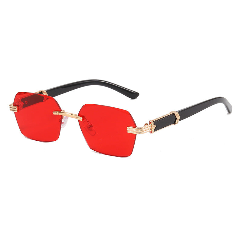 Dame Trendy geometriske solbriller Luvikno