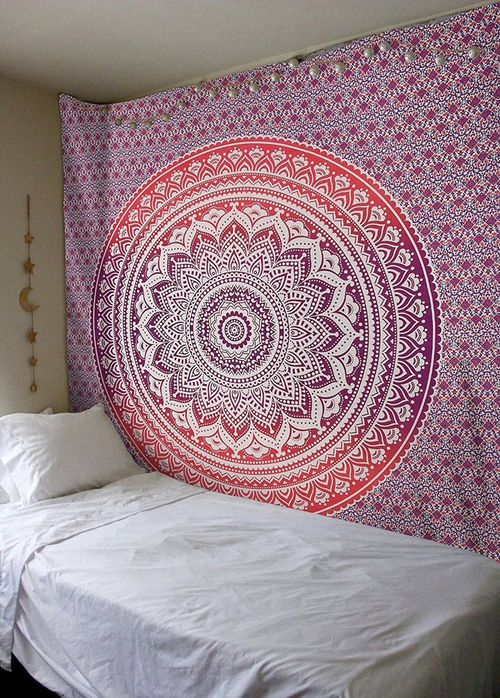 Dame Mandala Veggdesign Luvikno