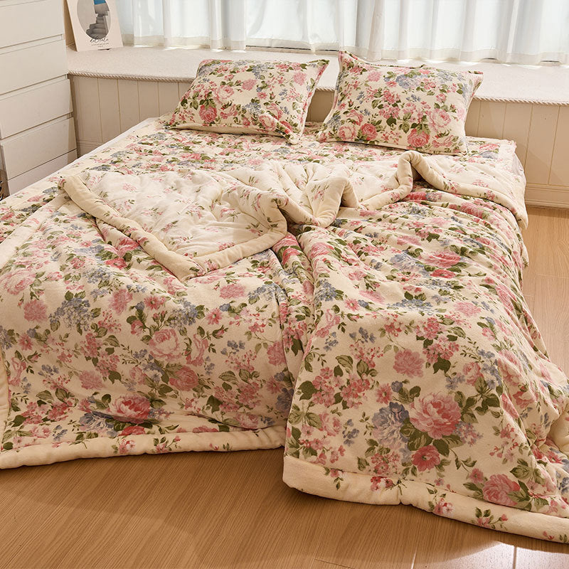 Dame Floral Komfort sengetøy sett Luvikno