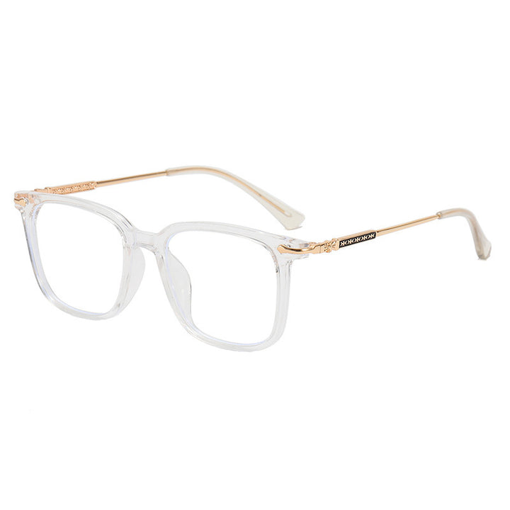 Dame moteriktig solbrille med elegant ramme og kontrasterende glass Luvikno