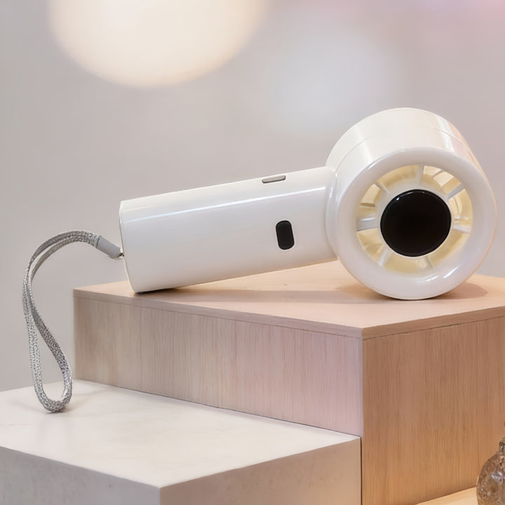 Dame bærbar mini-håndvifte med innovativt design Luvikno