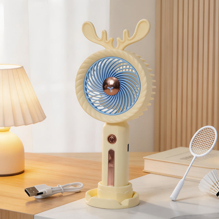 Dame Bærbar Håndvifte med kreativt Gevir-Design Luvikno