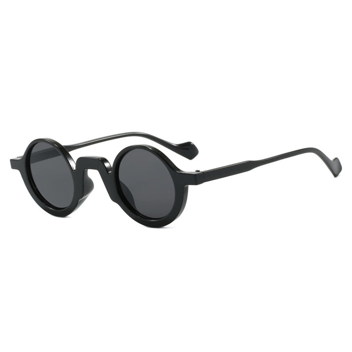 Damer rund solbrille med innovativ design og UV-beskyttelse Luvikno