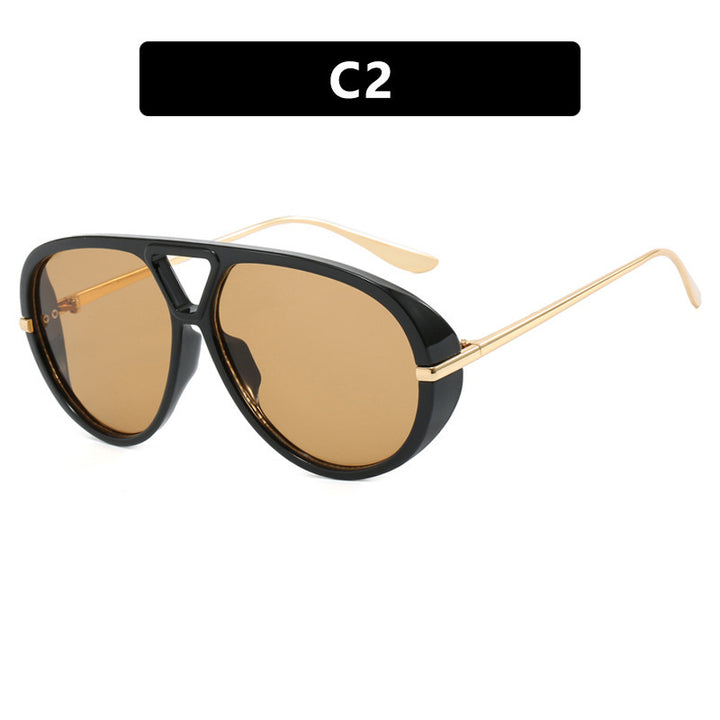 Dame oversized solbriller i stilfull retro-design Luvikno