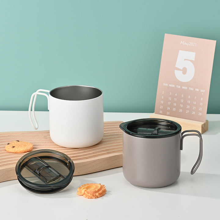 Dame funksjonell kaffekopp med gjennomsiktig lokk Luvikno