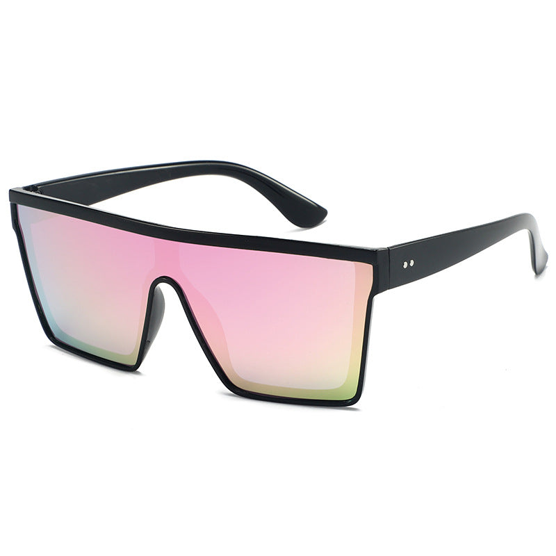Dame futuristisk oversized solbrille Luvikno