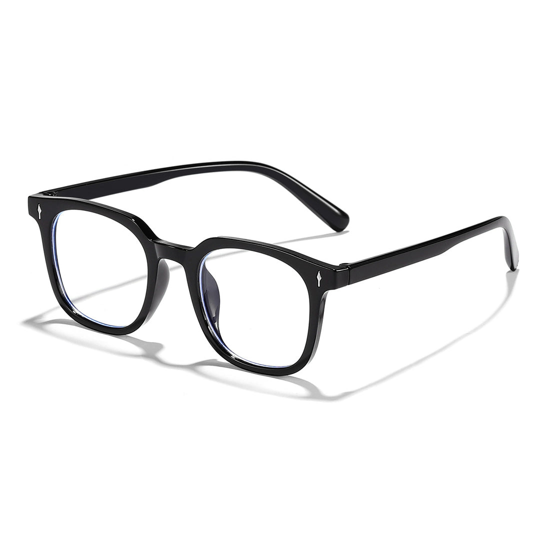 Damer fashionable solbriller med transparent ramme og UV-beskyttelse Luvikno