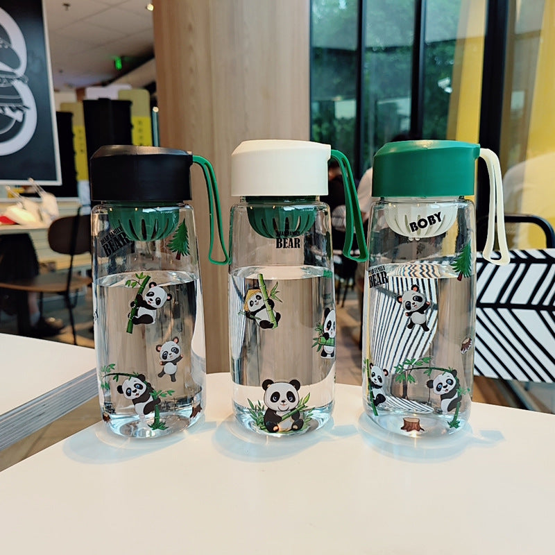Dame Lekker drikkeflaske med gledelig panda-motiv Luvikno