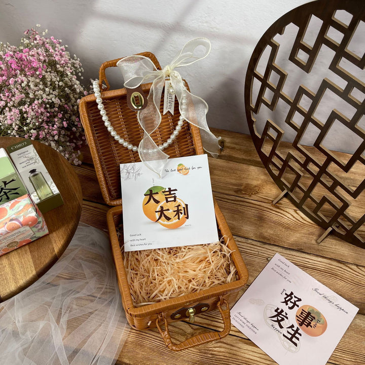 Dame stilige Rattan-Crossbody-veske Luvikno
