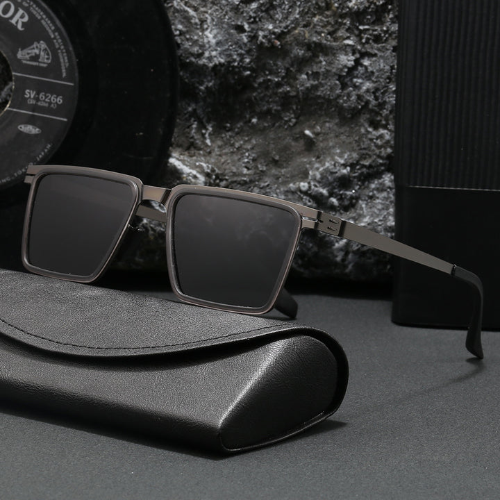 Dame Kvadratisk Designer Solbrille Luvikno