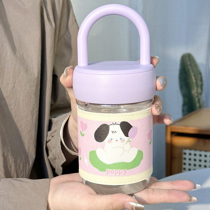 Dame drikkebeger med lekent hunde-design Luvikno