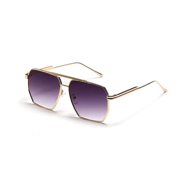 Damer elegant sekskantet solbrille Luvikno