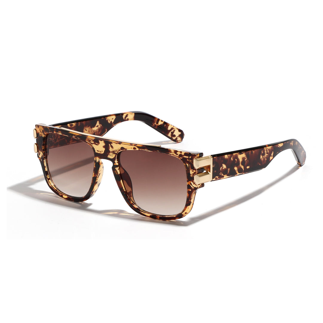 Damer trendy oversized solbriller med markant design Luvikno