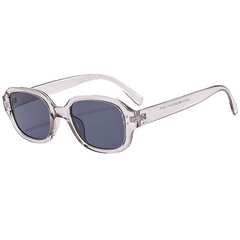Damen modische solbrille med stor, firkantet ramme Luvikno