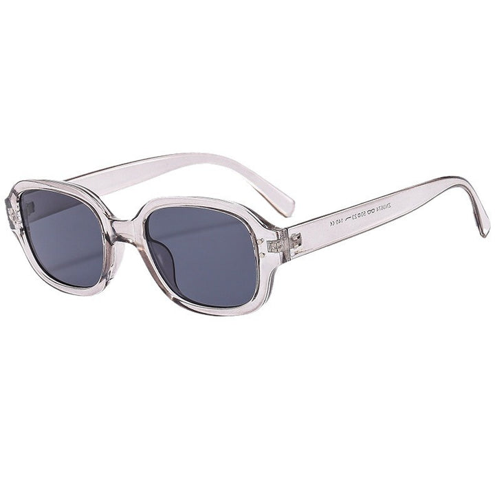 Damen modische solbrille med stor, firkantet ramme Luvikno