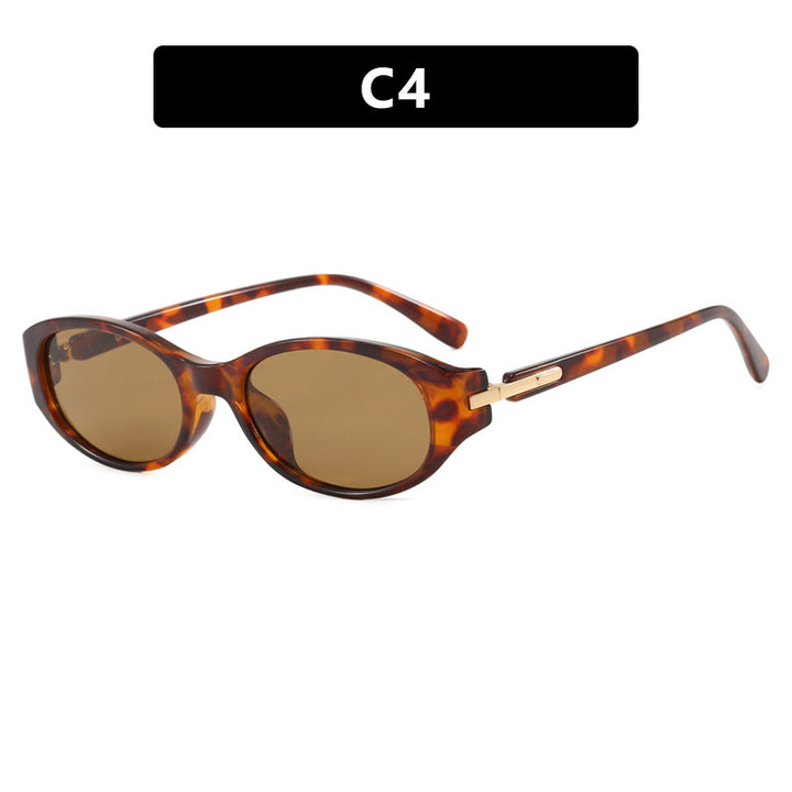 Damen cat-eye solbrille med robust ramme og polariserte linser Luvikno