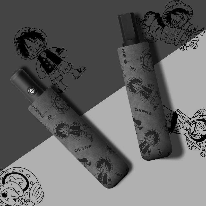 Dame Automatisk Sammenleggbart Regnparaply med høykvalitets One Piece Design Luvikno