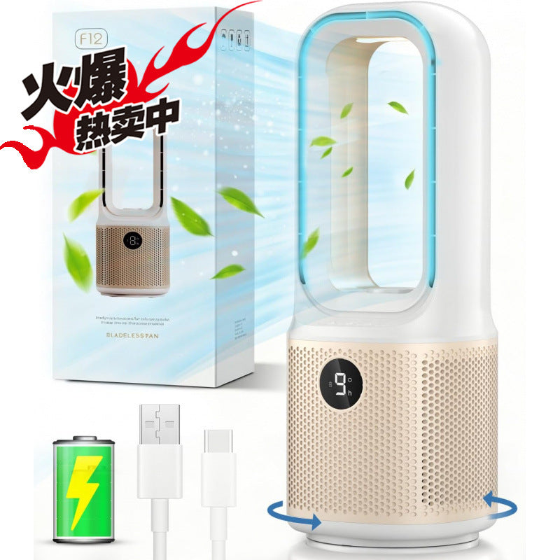 Unisex Turmventilator uten rotorblader med intelligent timer Luvikno