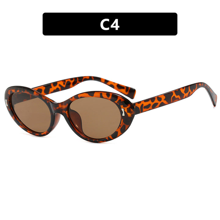 Dame Cat-Eye solbriller med beskyttende UV-filter og stilfull ramme Luvikno