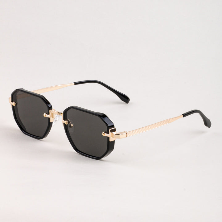 Dame moteriktig solbrille i elegant, åttkantet design Luvikno