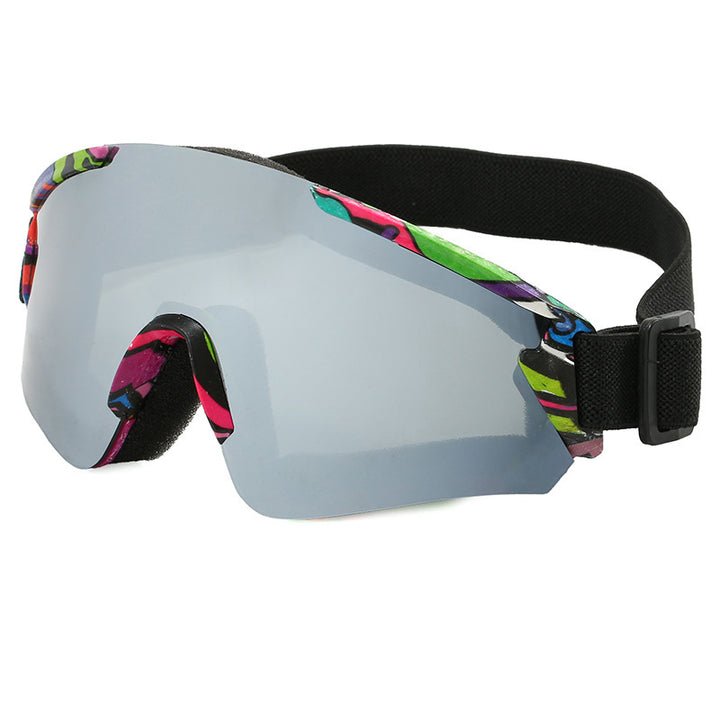 Dame Sport-solbrille med speilreflekterendes høyytelsesdesign Luvikno