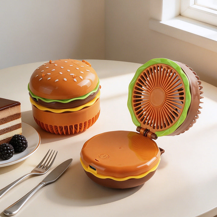 Dame kreativ Mini-vifte i Hamburger-stil Luvikno