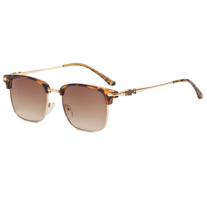 Dame Designer-solbrille med edel ramme Luvikno