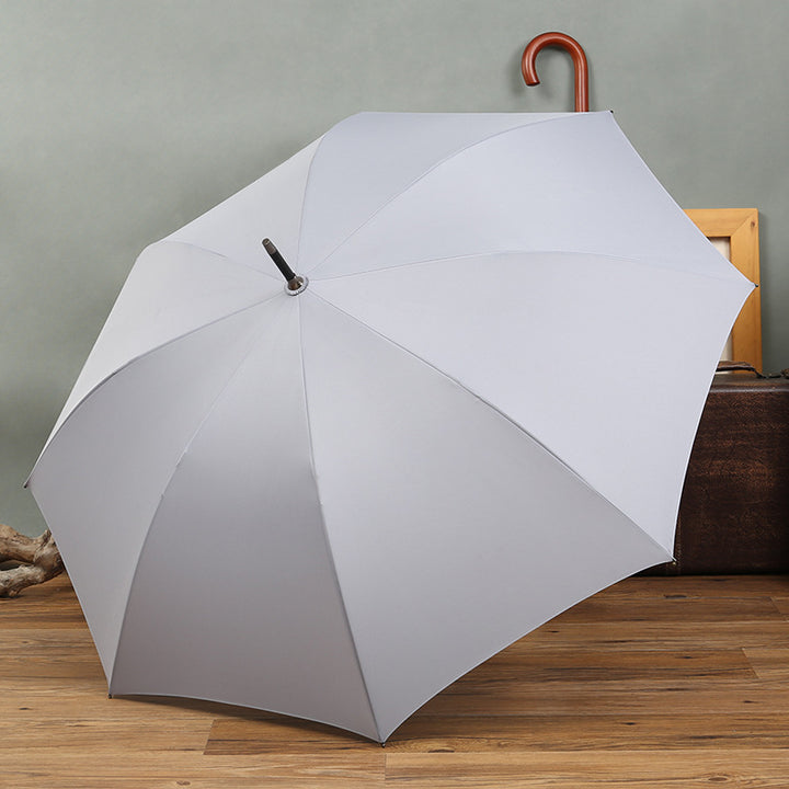 Damer Elegant Stokkparaply med ergonomisk grep Luvikno