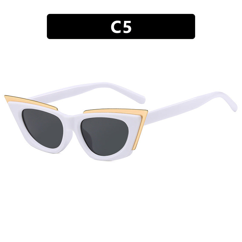 Damer ekstravagant Cat-Eye solbrille Luvikno