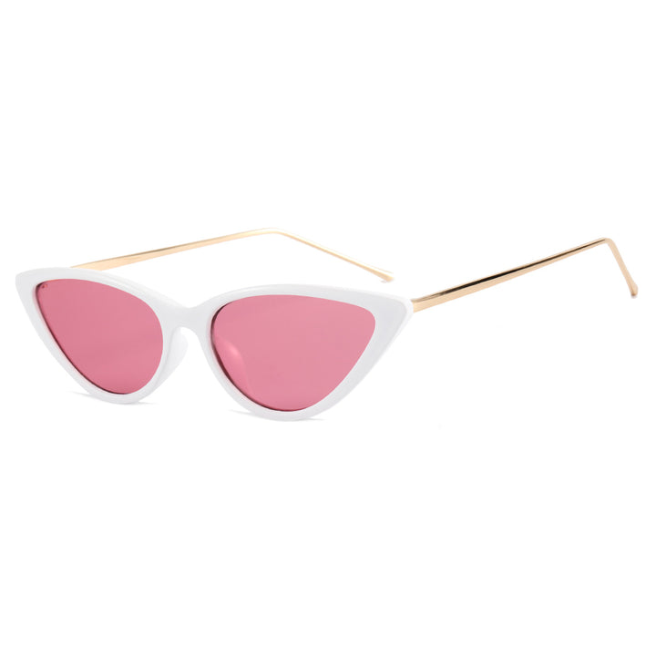 Dame Cat-Eye solbriller med moderne ramme og UV-beskyttelse Luvikno