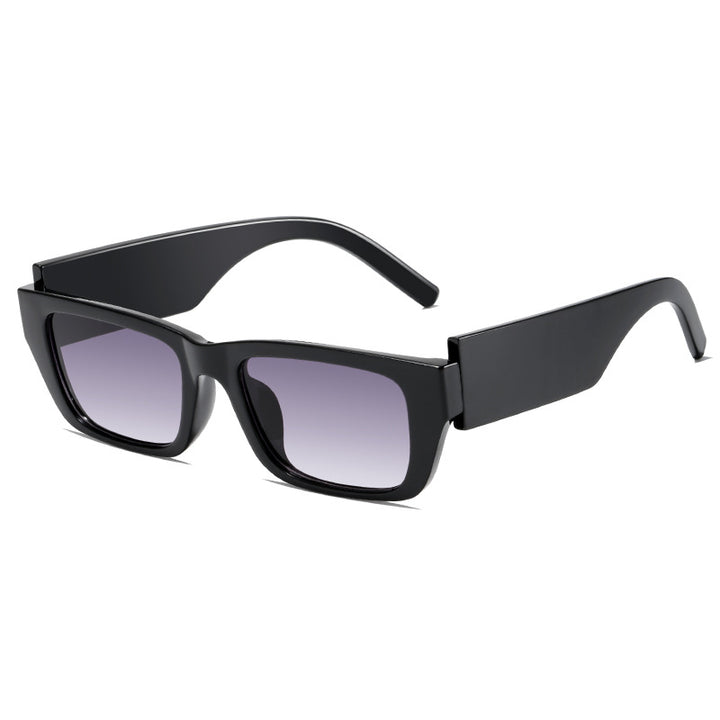 Dame moteriktig rektangulær solbrille i innovativ design Luvikno