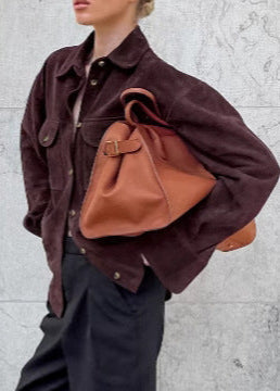 Luvik | Chic - Nahkatakki Overshirt