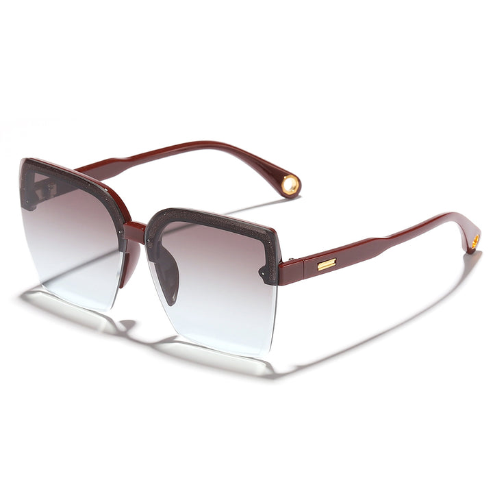 Dame moter solbrille med elegant gradient-design Luvikno