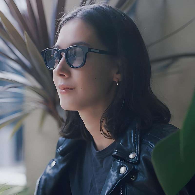 Dame Geometrisk Solbrille i elegant design Luvikno
