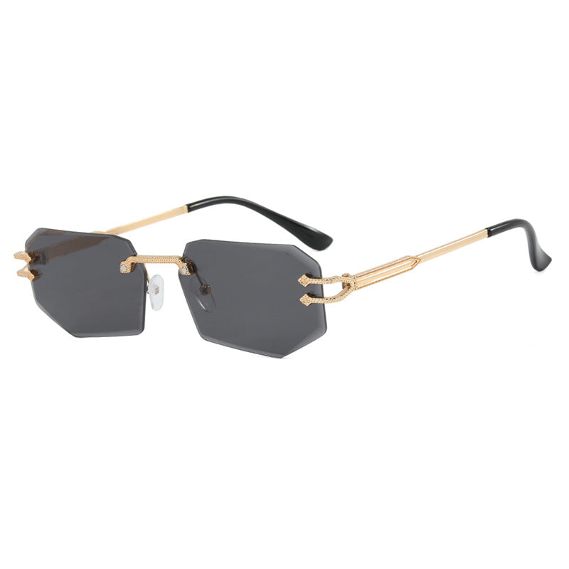 Damer geometrisk mote-solbrille Luvikno