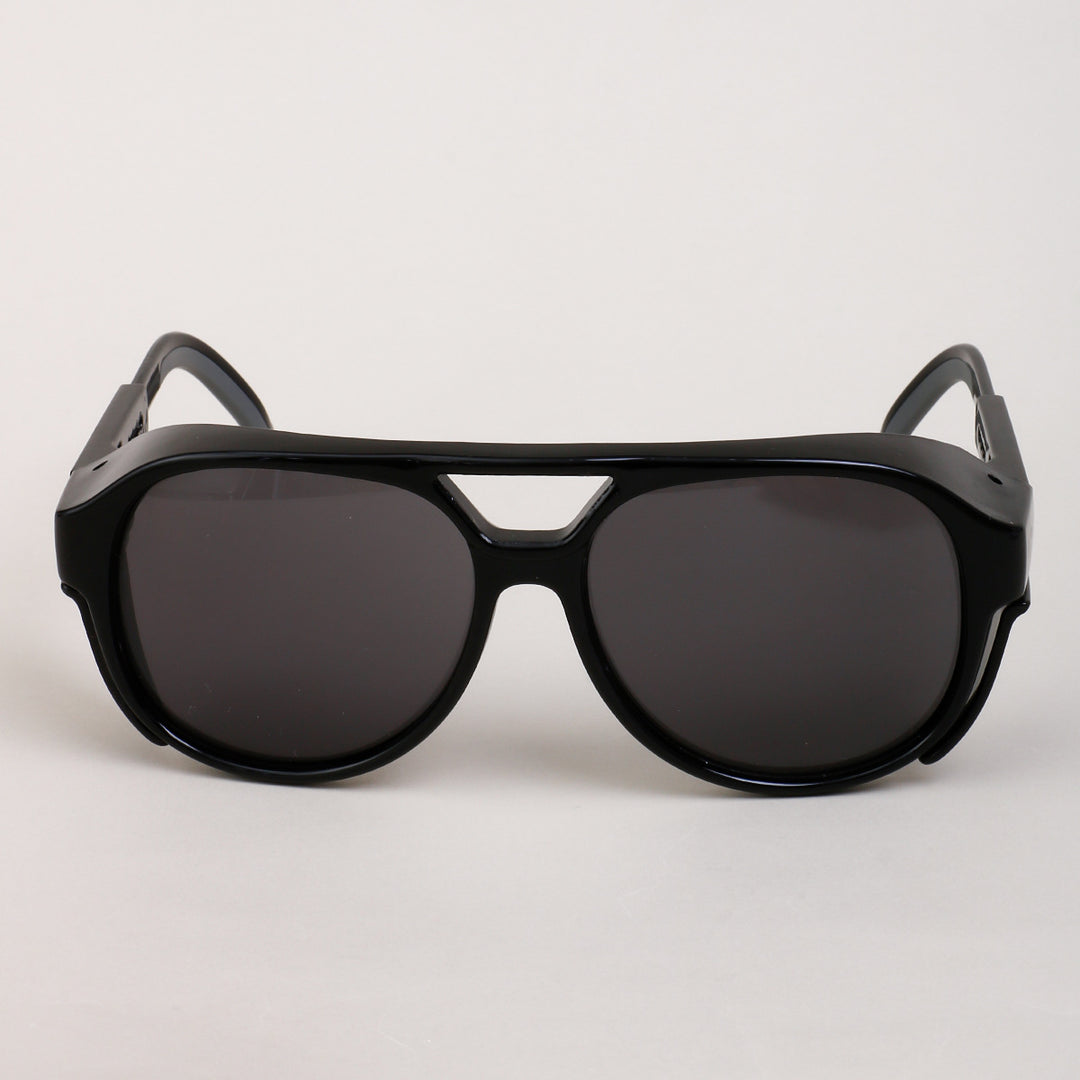 Dame oversized solbriller i geometrisk design med robust ramme og polarisert glass Luvikno