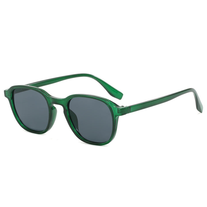Dame moteriktig solbrille i oval design Luvikno