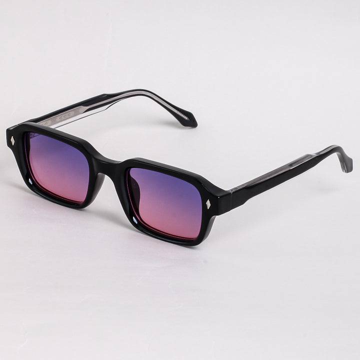 Dame firkantet solbrille med moderne, allsidig ramme og UV-beskyttelse Luvikno